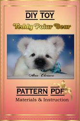 Pattern toy, Pattern bear, DIY toy. PDF pattern.