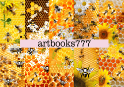 bees-1, beekeeper, bee set, honey, scrapbooking, ephemera, JUNK JOURNAL, digital paper