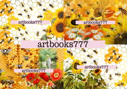 bees-2, beekeeper, bee set, honey, scrapbooking, ephemera, JUNK JOURNAL, digital paper, poppy