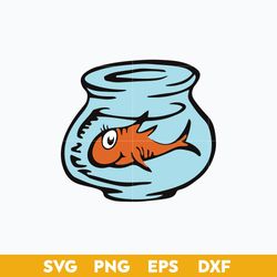 Fish Svg,  Dr. Seuss Character Svg, Dr. Seuss Svg, Png Dxf Eps Digital File