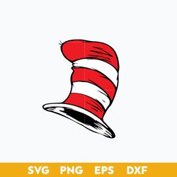 Cat In The Hat Svg, Dr.Seuss Svg, Dr.Seuss Character Svg, Png Dxf Eps Digital File