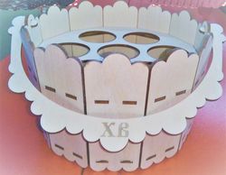 Digital Template Cnc Router Files Cnc Easter Bucket Files for Wood Laser Cut Pattern