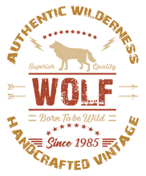 Authentic-wilderness-wolf-hunting-tshirt