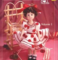 Digital | Crochet pattern for a vintage doll dress | Knitted dress for dolls | Toys for girls | PDF template