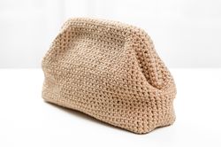 cloud clutch crochet bag cell phone purse light bag dumpling bag mini bags