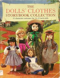 Digital | Vintage Storybook of Clothes for Dolls | Dress patterns for dolls 14-25 inches | PDF template