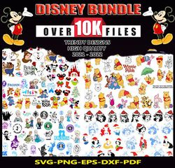 10.000 Disney Bundle SVG Files for print and cricut
