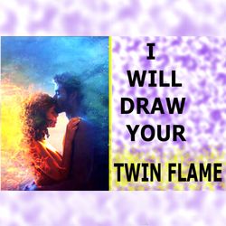 I will draw your Twin flame, Twin flame Drawing, Psychic Drawing, Psychic Reading