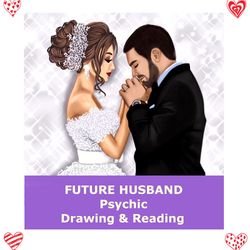 Future Husband Psychic Drawing and Reading, I will draw your Future Husband, tarot Reading, Future Husband Drawing