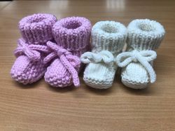 Baby cotton booties| Baby Socks | Cotton socks| Flower booties| Baby hand knitted booties| Crocheted baby socks|