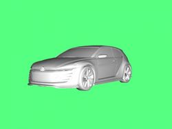 Beauty 1 3d Model Car STL 3D Printing Volkswgen GTi Vision