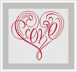 Love Cross Stitch Pattern Couple Cross Stitch Pattern St Valentines Day Cross Stitch Pattern Wedding Cross Stitch