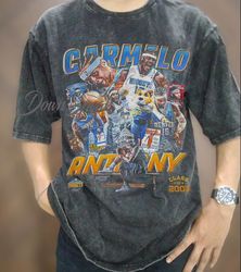 Carmelo Anthony Comfort Color shirt, Wash Carmelo Anthony Oversize Comfort Colors Shirt, Basketball Comfort Colors Shirt