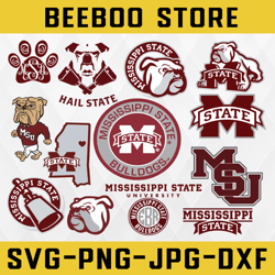 Mississippi State Bulldogs, Mississippi State Bulldogs svg, football svg NCAA Sports svg Instant Download