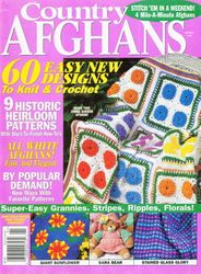 Digital Vintage Crochet Magazine Of Afghan Plaids \Afgans Country