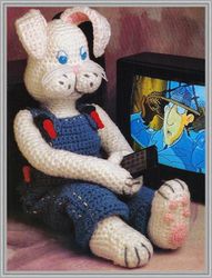 Digital - Vintage Toy Crochet Pattern - Ray Remote Crochet Patterns - English - PDF