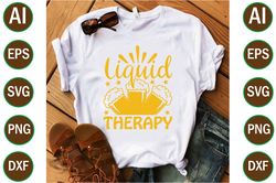 Liquid-therapy-Typography tshirt  Design