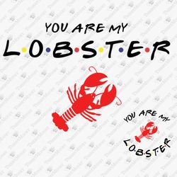 You Are My Lobster Funny TV Series Quote SVG Cut File