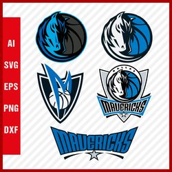 Dallas Mavericks Logo SVG - Dallas Mavericks SVG Cut Files - Mavericks PNG Logo, NBA Basketball Team, Mavericks Clipart