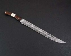 Custom Hand Forged, Damascus Steel Functional Sword 25 inches, Viking Sword, Swords Battle Ready, With Sheath