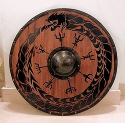 fully handmade viking shield gift for someone,birthday gift , wall hangin