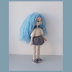 doll amigurumi, crochet doll, gift doll,