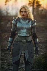 Medieval Woman Lady Armor Warrior Knight Curiass 18 Gauge Steel Armor Larp