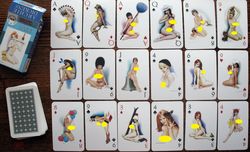 Playing cards "Archie Dickens" Pinup.