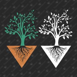 Roots Tree Nature Soil Graphic Vinyl Cut File
