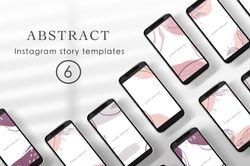 Abstract Instagram Story Templates / Social Media Templates PNG