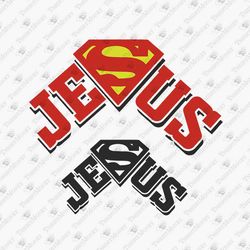 Super Jesus Humorous Faith Religion Graphic Design