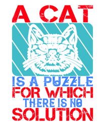 A-cat-is-a-puzzle-Tshirt Design