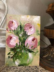 Flowers Oil Painting Minipainting Floral art