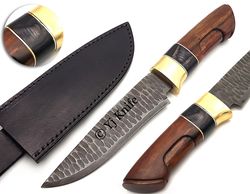 Custom Hand Forged, High Carbon Steel Functional Skinner 11 inches, Bushcraft Knife, Daggers Battle Ready, With Sheath