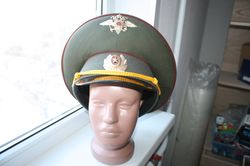 New Never Used Russian Army Cap  military style,  Military Hat Cap size 62 ,US 2XL
