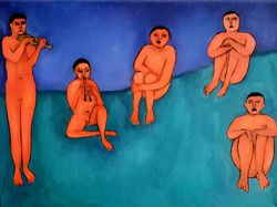 Hanri Matisse painting Copy oil painting Music artwork