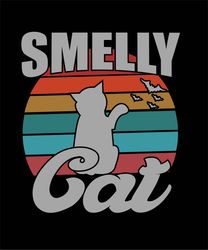 Smelly  Cat tshirt Design print Ready template