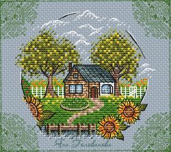 Summer in the Garden Cross Stitch Pattern PDF