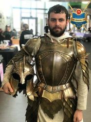 Medieval LARP Warrior Steel "King's Guard " Full Suit Of Armor Cuirass Armor Suit, Game Of The Thrones Armor