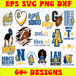 Bundle 19 Files North Carolina A & T Football Team Svg, North Carolina A & T svg, HBCU Team svg, Mega Bundle, Designs