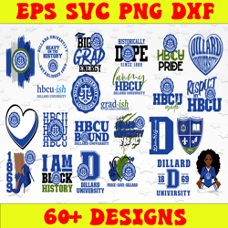 Bundle 24 Files Dillard University Football Team Svg, Dillard University SVG, HBCU Team svg, Mega Bundle, Designs