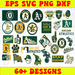 Bundle 32 Files Oakland Athletics Baseball Team svg, Oakland Athletics Svg, MLB Team  svg, MLB Svg, Png, Dxf, Eps, Jpg