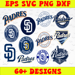 Bundle 12 Files San Diego Padres Baseball Team Svg, San Diego Padres svg, MLB Team  svg, MLB Svg, Png, Dxf, Eps, Jpg