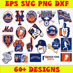 Bundle 21 Files New York Mets Baseball Team svg,  New York Mets Svg, MLB Team  svg, MLB Svg, Png, Dxf, Eps, Jpg
