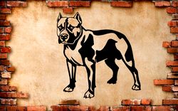 pit bull sticker, american pit bull terrier, dog, car sticker wall sticker vinyl decal mural art decor