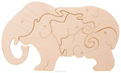 Digital Template Cnc Router Files Cnc Elephant - Puzzle Files for Wood Laser Cut Pattern