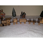 Digital Template Cnc Router Files Cnc Christmas Train Files for Wood Laser Cut Pattern