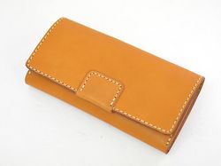 Cash envelope wallet - Leather clutch - Leather wallet pattern