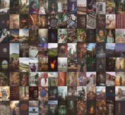 104 PCS Fairy tale wall collage kit DIGITAL DOWNLOAD, Fairy tale aesthetic Photo Collage Kit, Photo Wall Collage Set 4x6