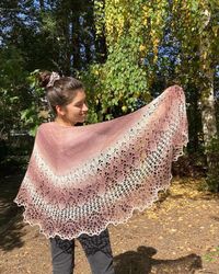 Handmade knitted shawl Accessory Romantic Gift For Mom Warm women's cape Scarves and wrappers Headscarve neckwears boho